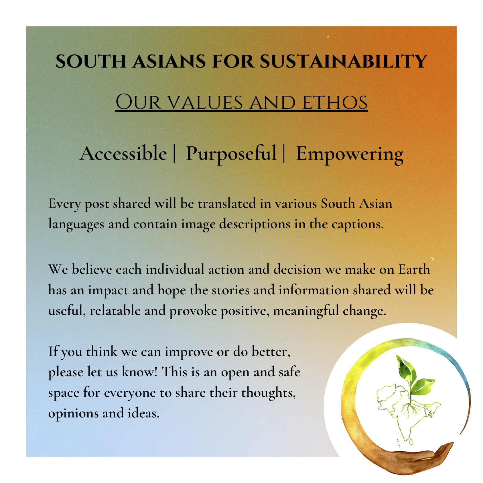 Campaign Launch – South Asians for Sustainability
